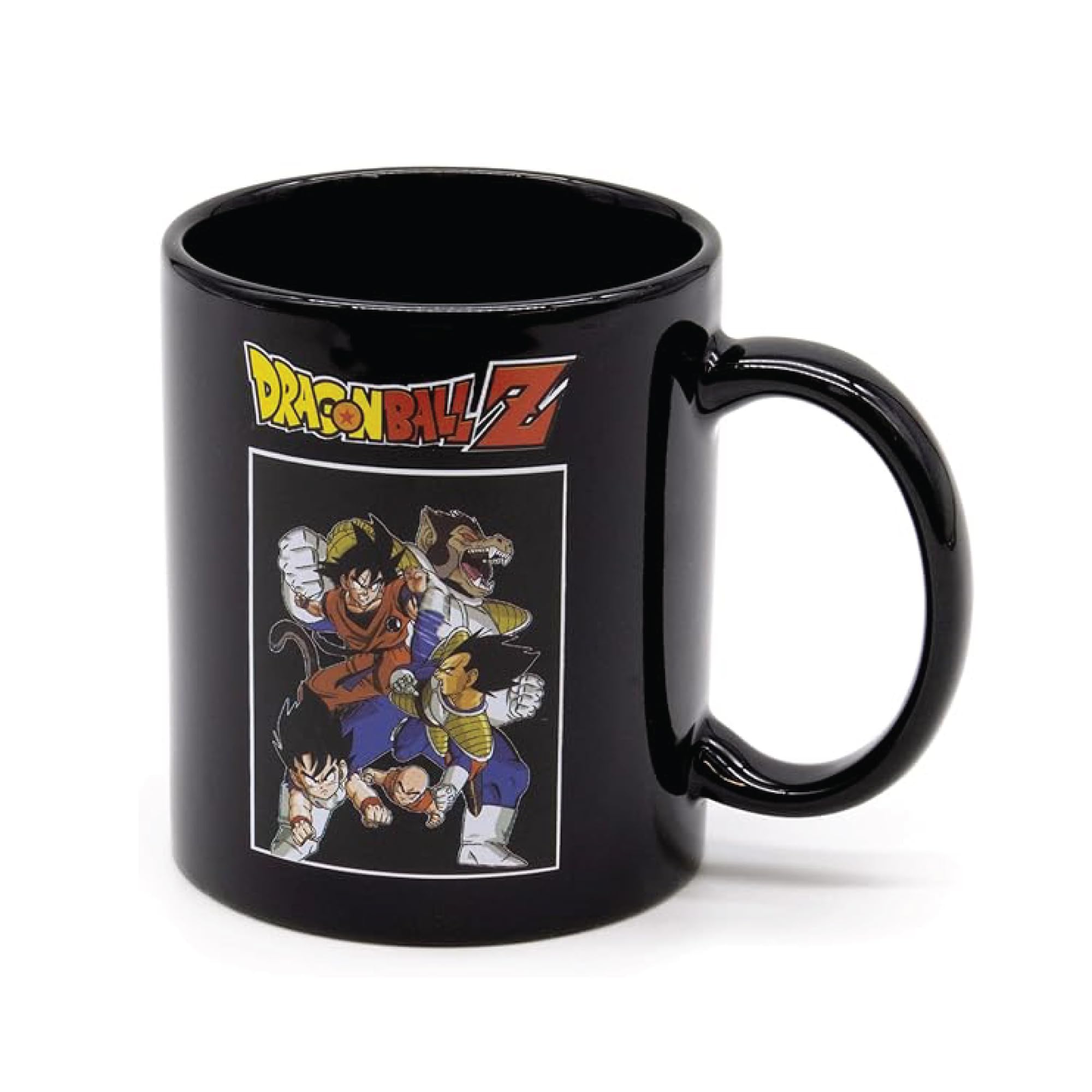 Dragon Ball Z comic art mug 12oz close up