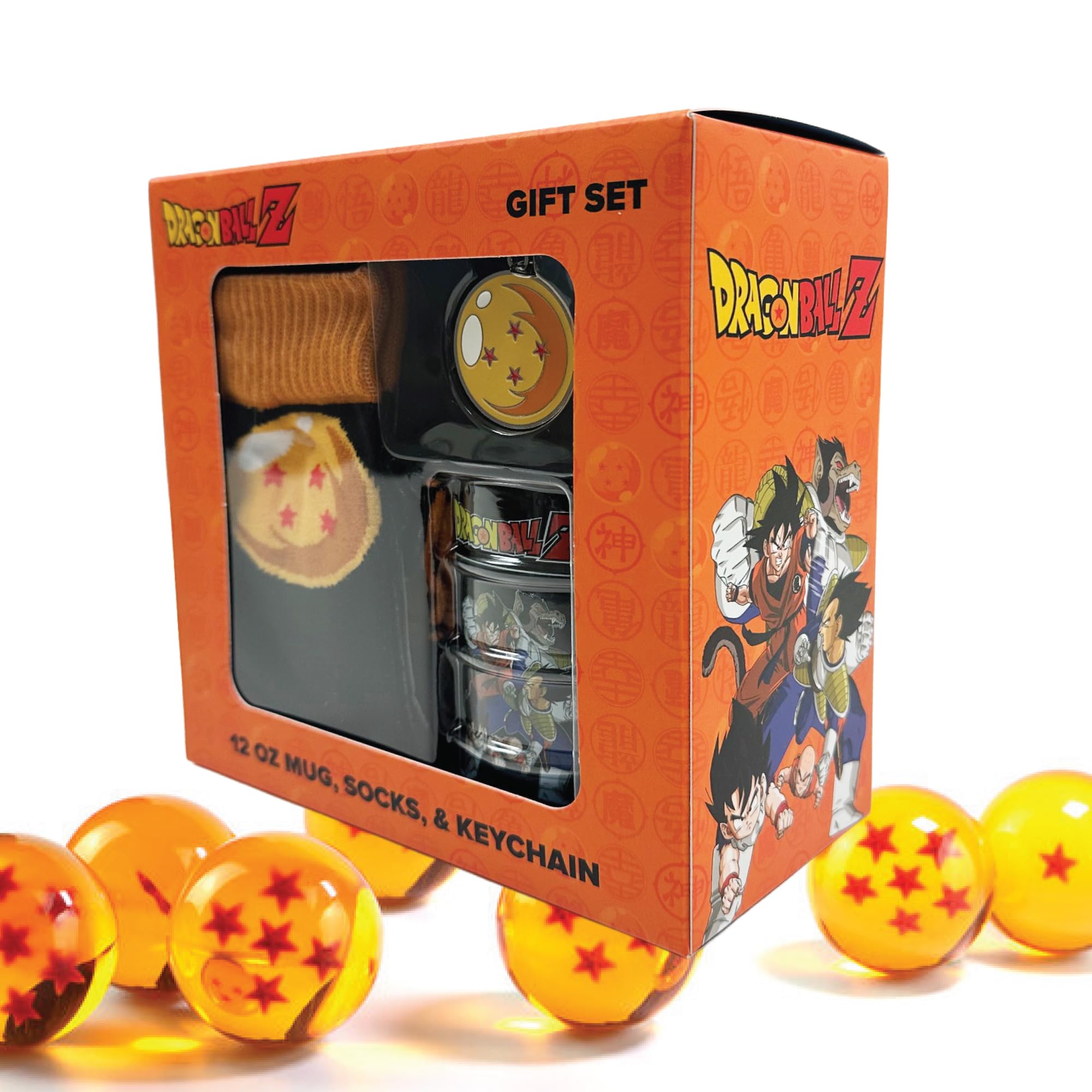 Dragon Ball Z durable metal keychain with graphic accents