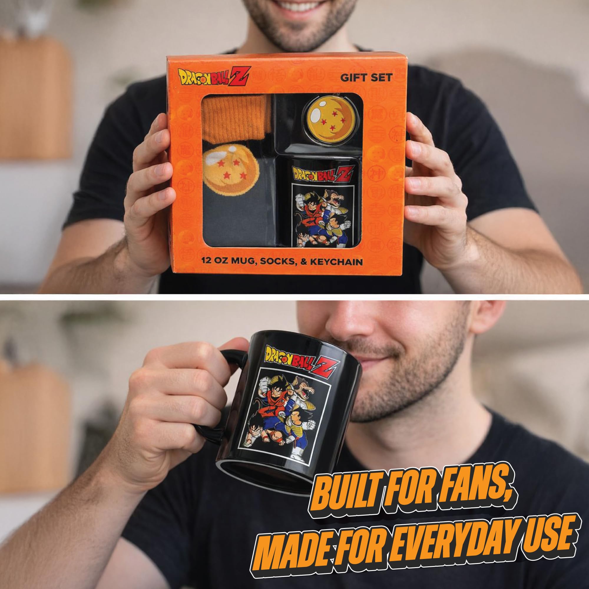 Dragon Ball Z multicolor gift set artwork