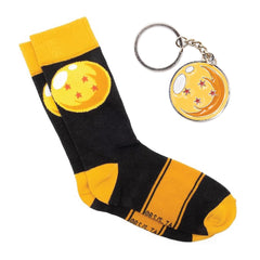 Dragon Ball Z signature crew socks on display