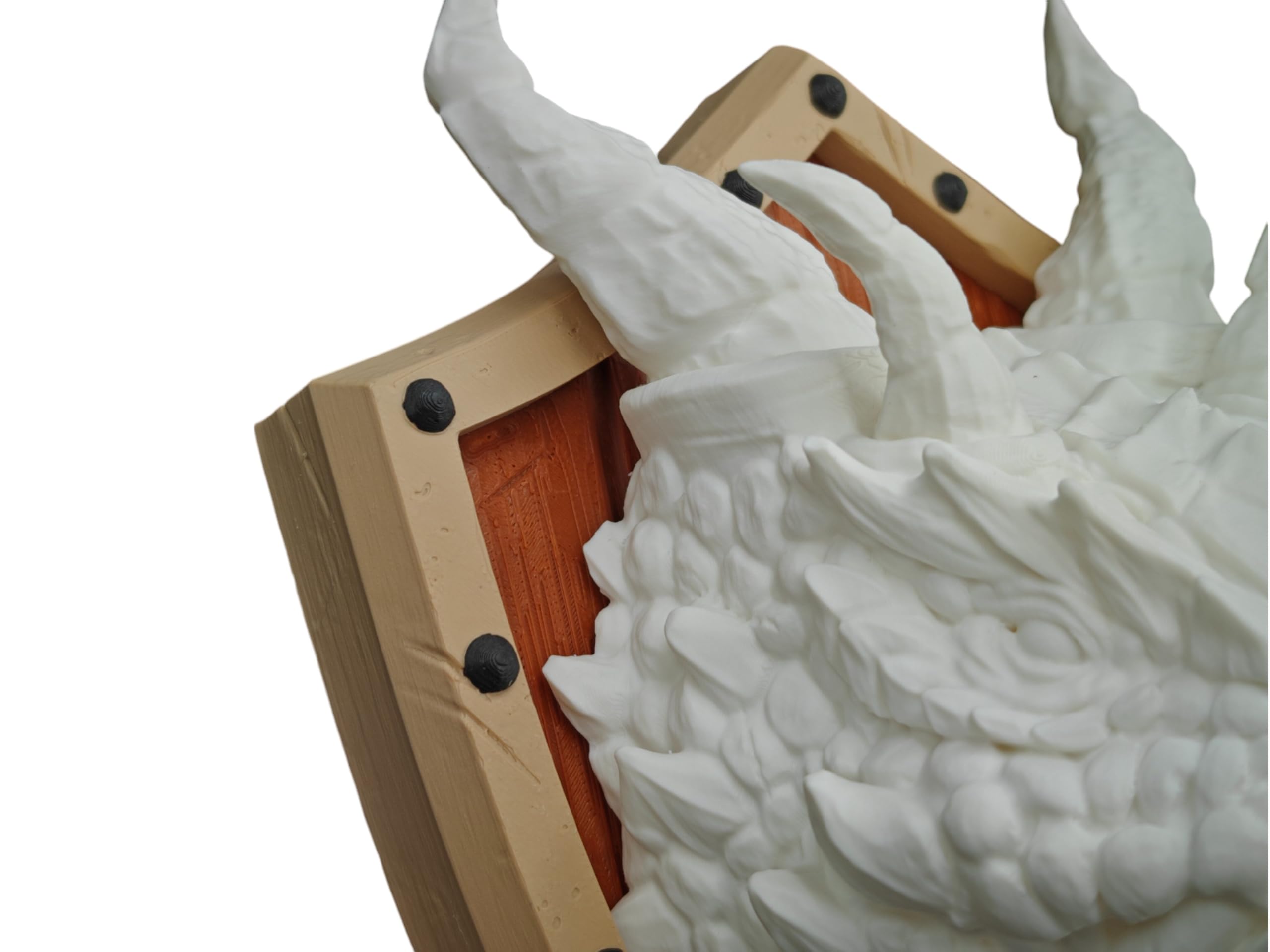 Dragon head painting ready single color head
