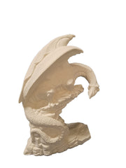 Dragon Lookout 8 inch ceramic bisque ready to paint