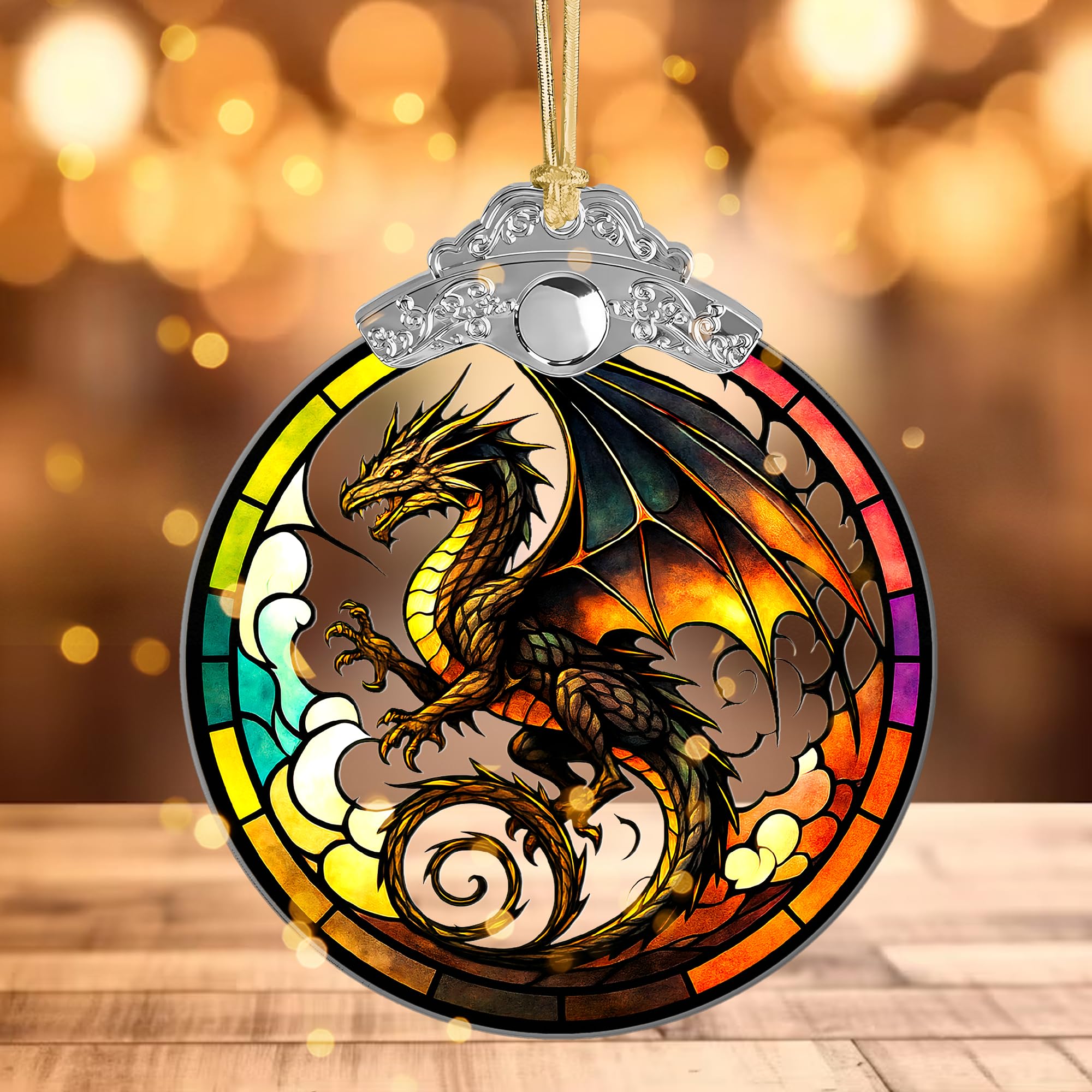 Dragon ornament window hanging and tree ornament