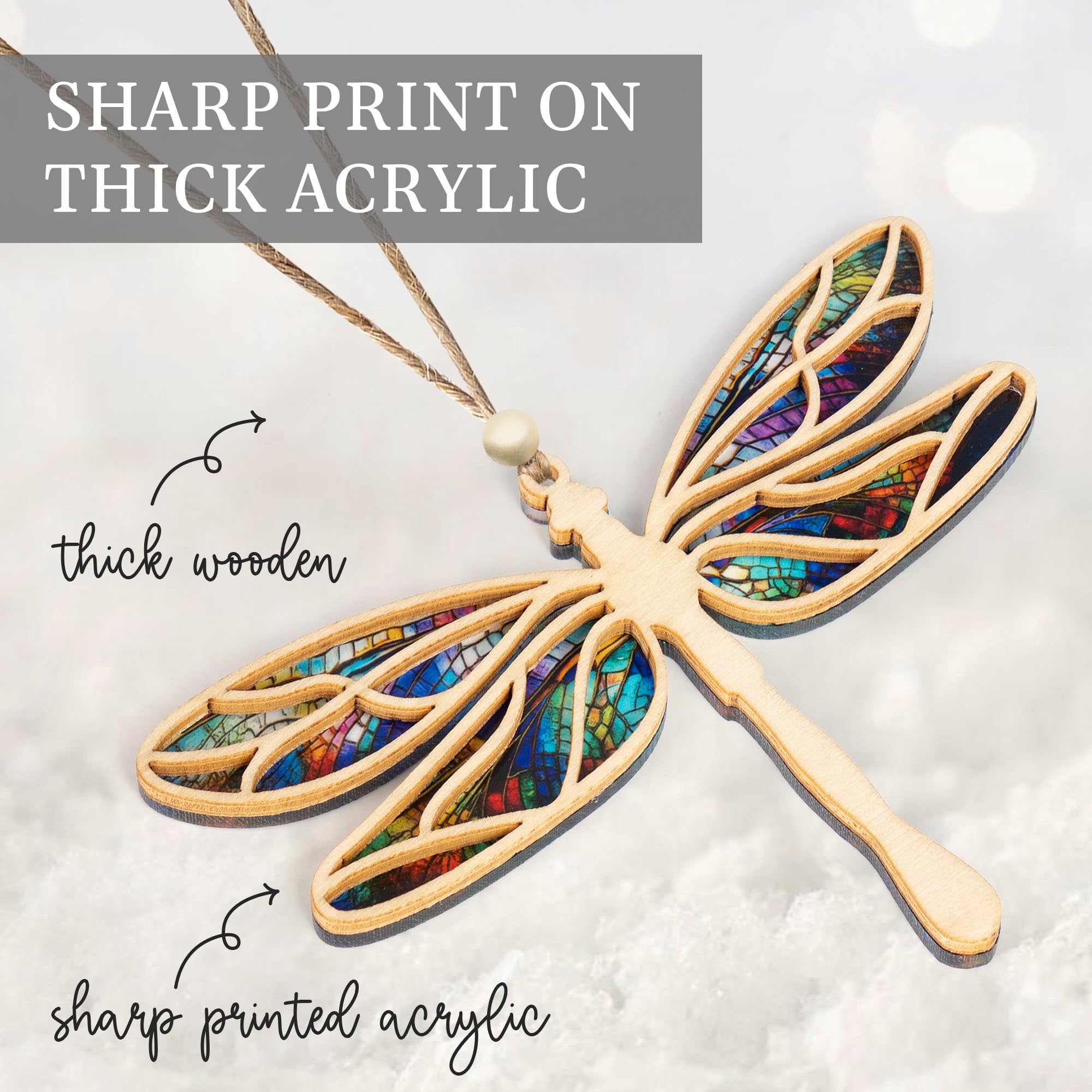 Dragonfly ornament Christmas tree decoration by Sensemory