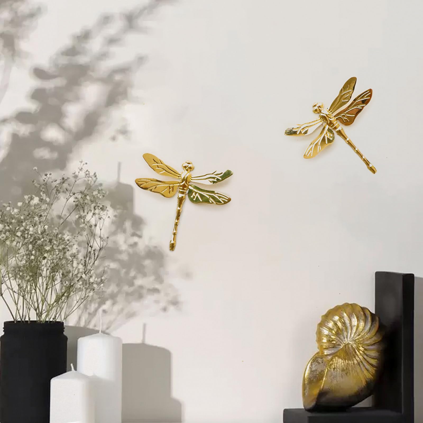 Dragonfly wall decorations for office dorm room magnets adhesives