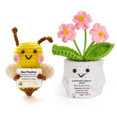 DragonHue emotional support crochet flowers