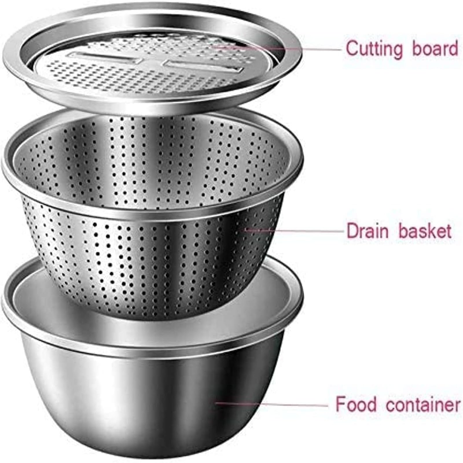 Drain tray component included with the basin set