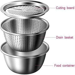Drain tray component included with the basin set