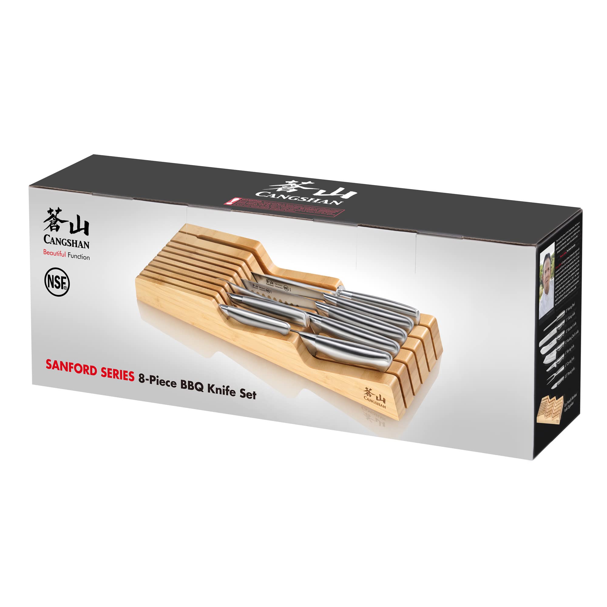 Well balanced Cangshan Sanford 1027143 knives