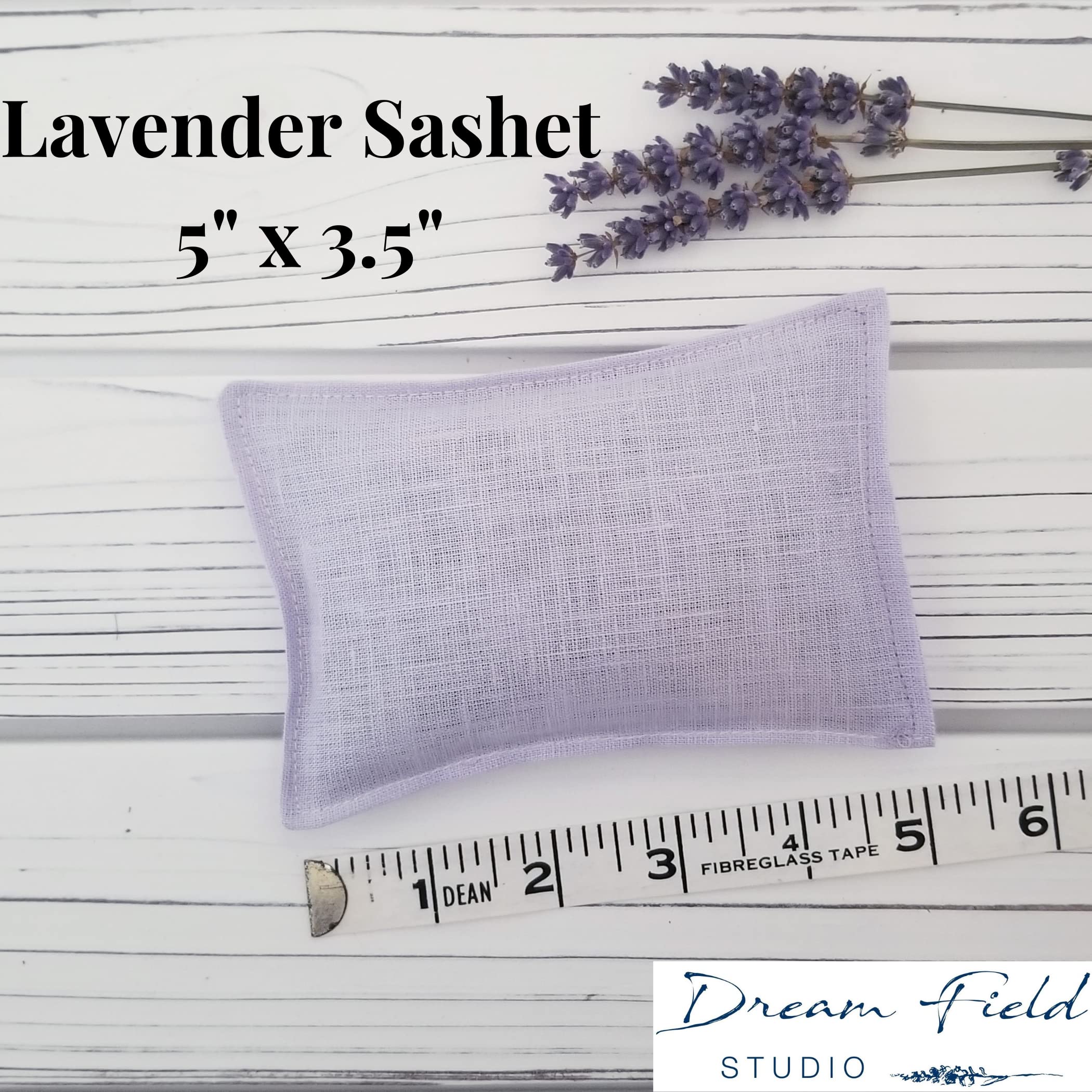 Sachets designed for drawers closets and bedding storage in neutral linen