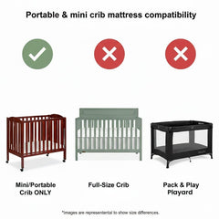 GREENGUARD Gold certified Dream On Me Holly crib mattress