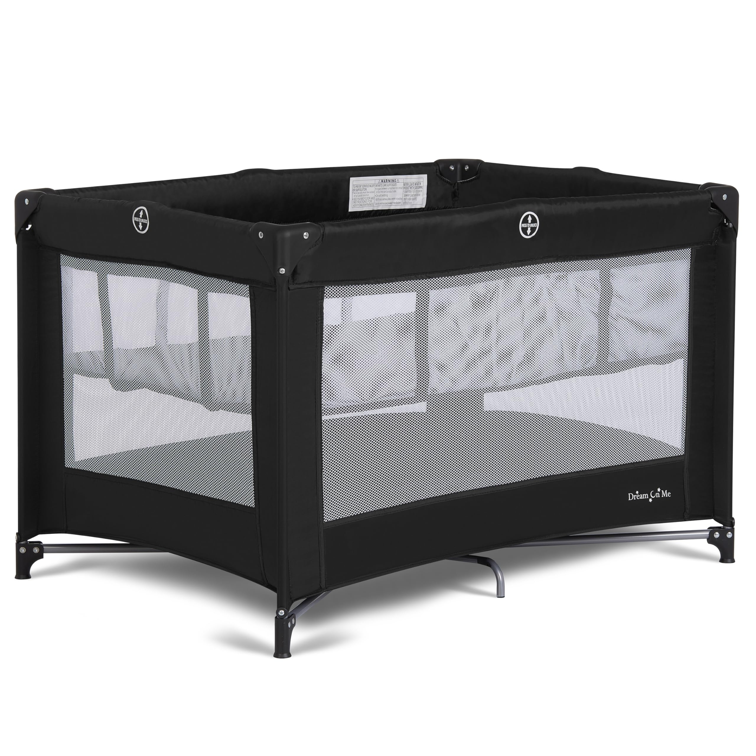 Dream On Me Zazzy portable baby playard with bassinet main product image