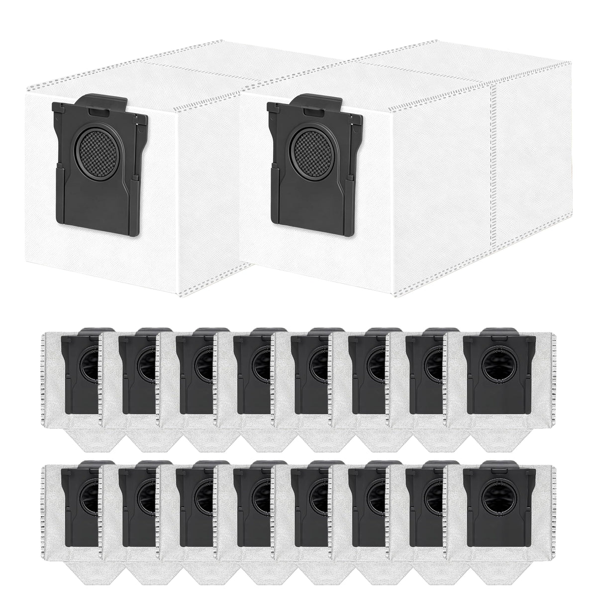 Dreame 18 pack carbon dust bags packaging