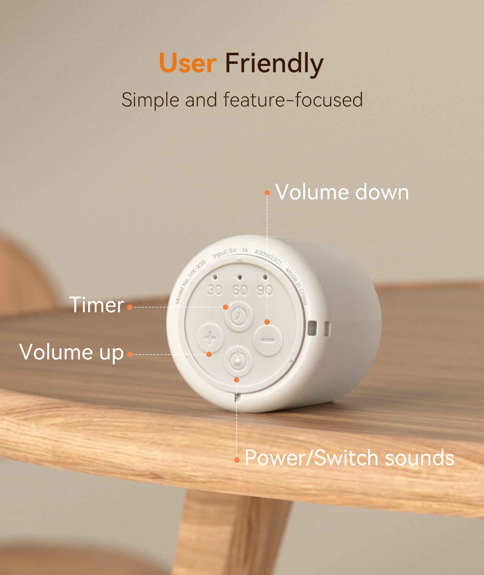 Dreamegg 16 sounds nature and white noise options