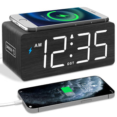 DreamSky bedside clock wireless charging dock
