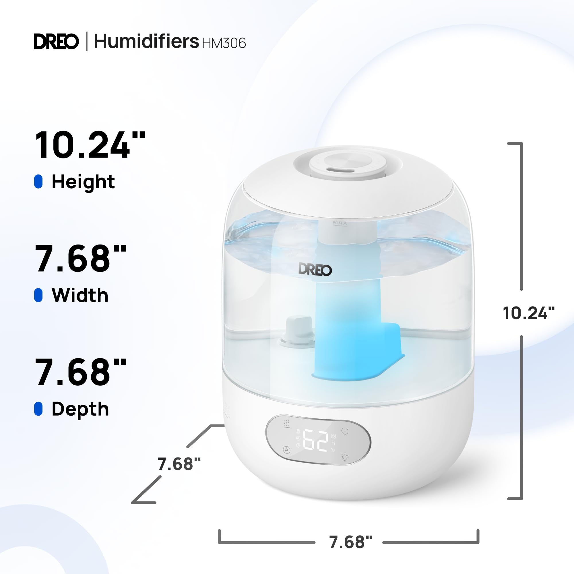 New Edition packaging and product name for DREO humidifiers