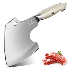 DRGSKL meat cleaver heavy duty with full tang handle