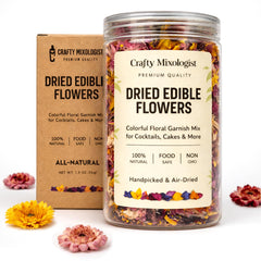 Dried Edible Flowers for Cakes 50g jar