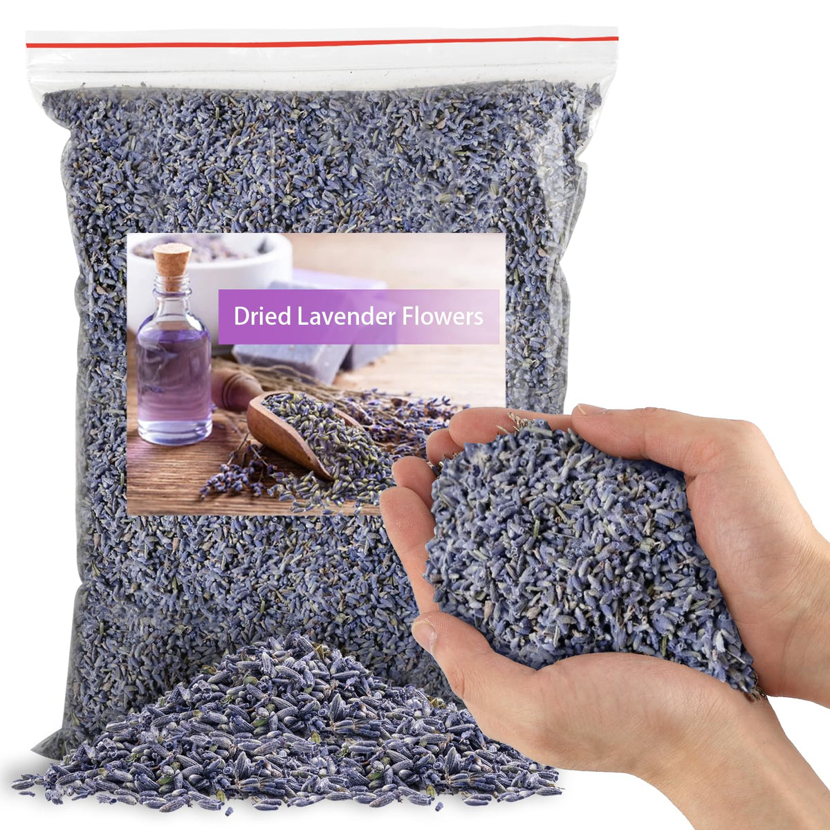 Dried Lavender Flowers 1/2 Pound Package bulk bag