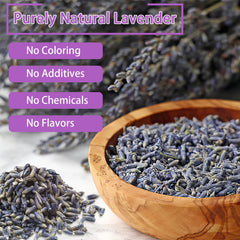 Dried lavender used for sachets crafts and DIY projects