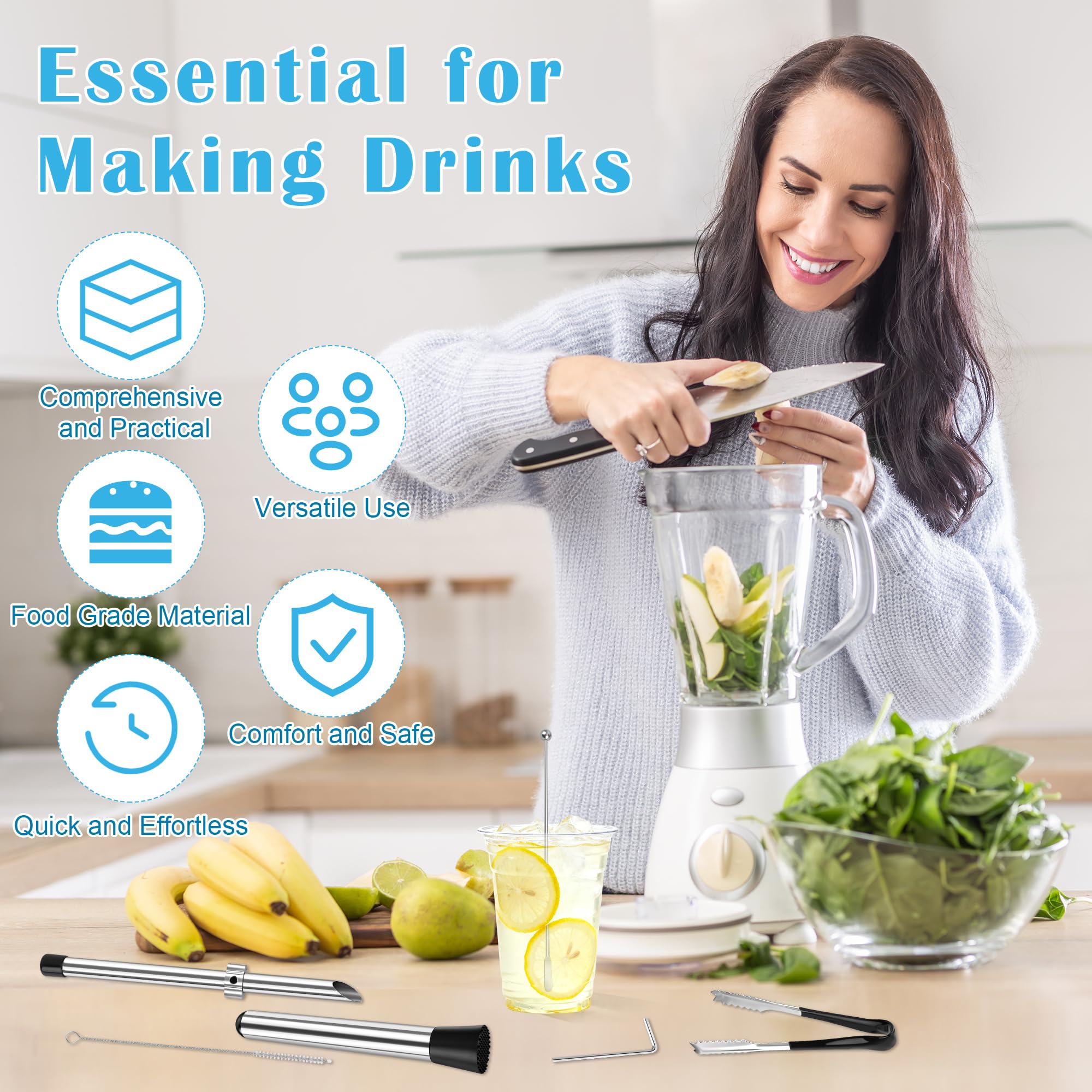 drinks tool kit for home or professional use