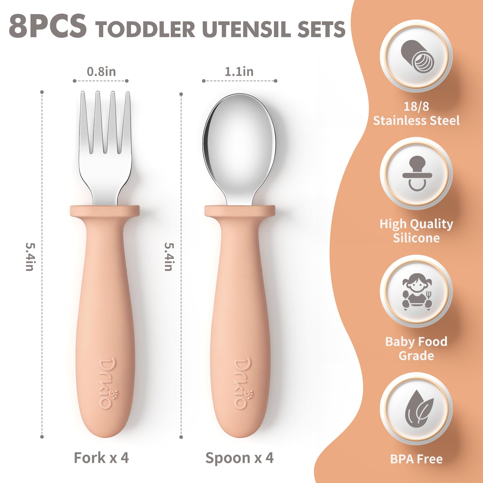 kids silverware with forks and spoons by drkio