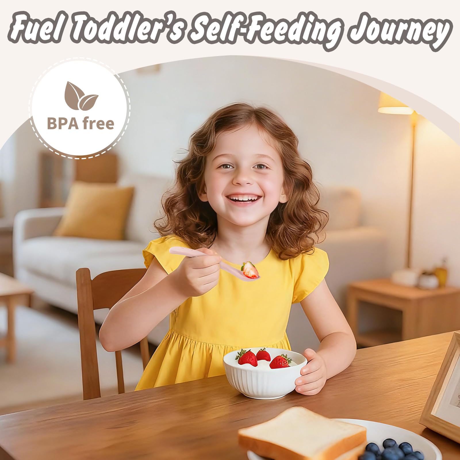 Self-feeding support for babies 6+ months DRKIO spoons