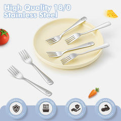 Dishwasher safe DRKIO toddler forks for easy cleaning