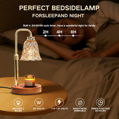 Droyek Wax Warmer Lamp with two 50W bulbs