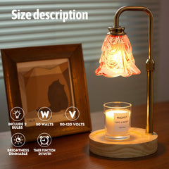 Droyek Candle Warmer Lamp height adjustable feature