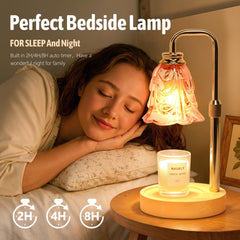 Droyek Candle Warmer Lamp with timer and two bulbs