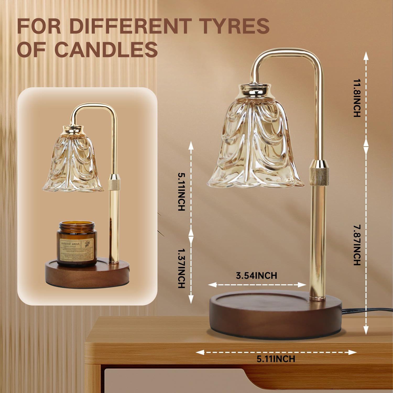 Droyek Jar Candles compatibility candle warmer