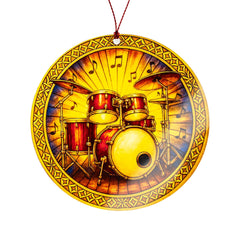 Drum Ornament music decor for holiday display
