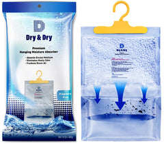 Calcium chloride moisture absorber for home use in enclosed spaces