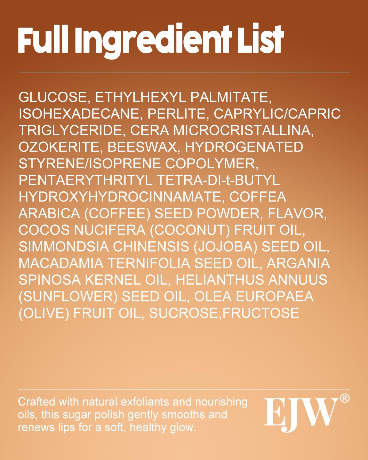 parabens sulfates-free synthetic dyes-free lip scrub