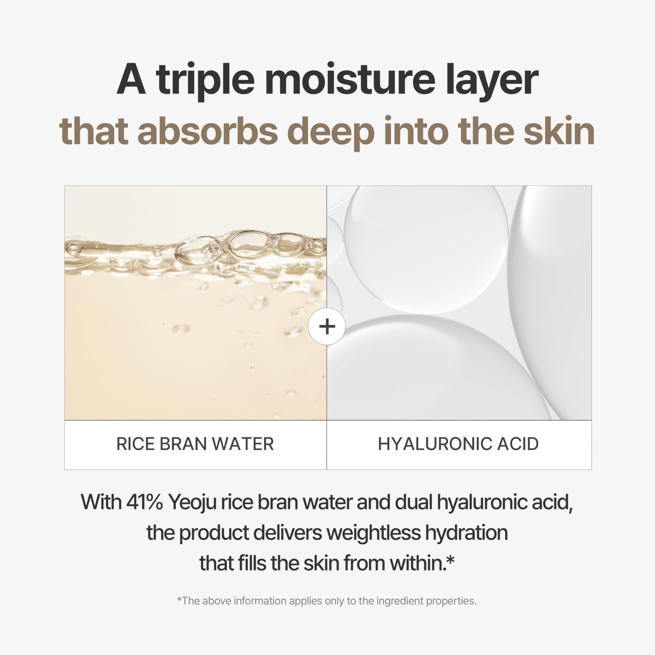 Dry and combination skin friendly rice cream