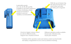 DRYEASY bedwetting alarm volume control dial image
