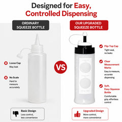 Dual-dosage control marked 10cc and 15cc