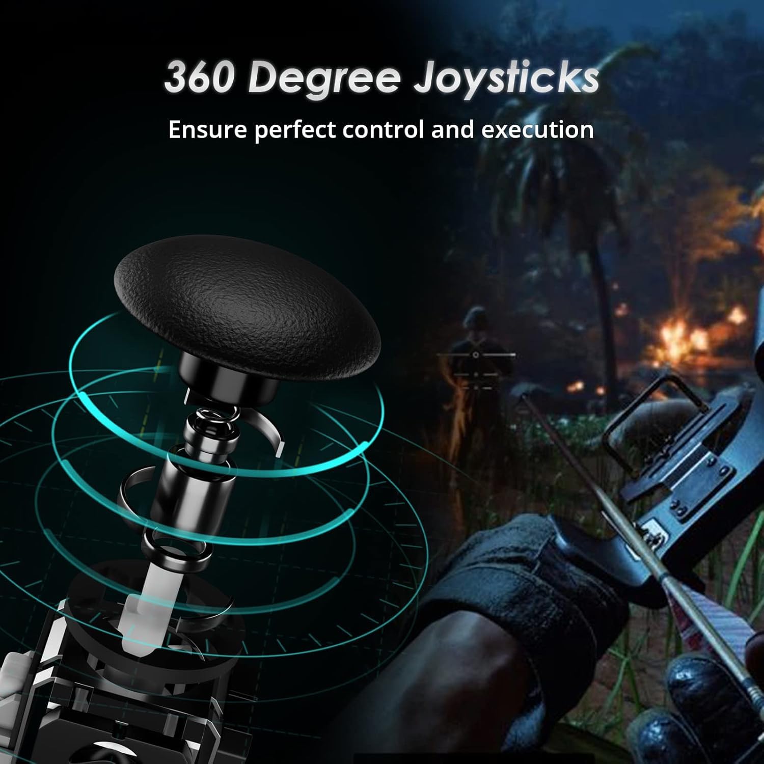Ergonomic non-slip grip PS3 controller set 2-pack