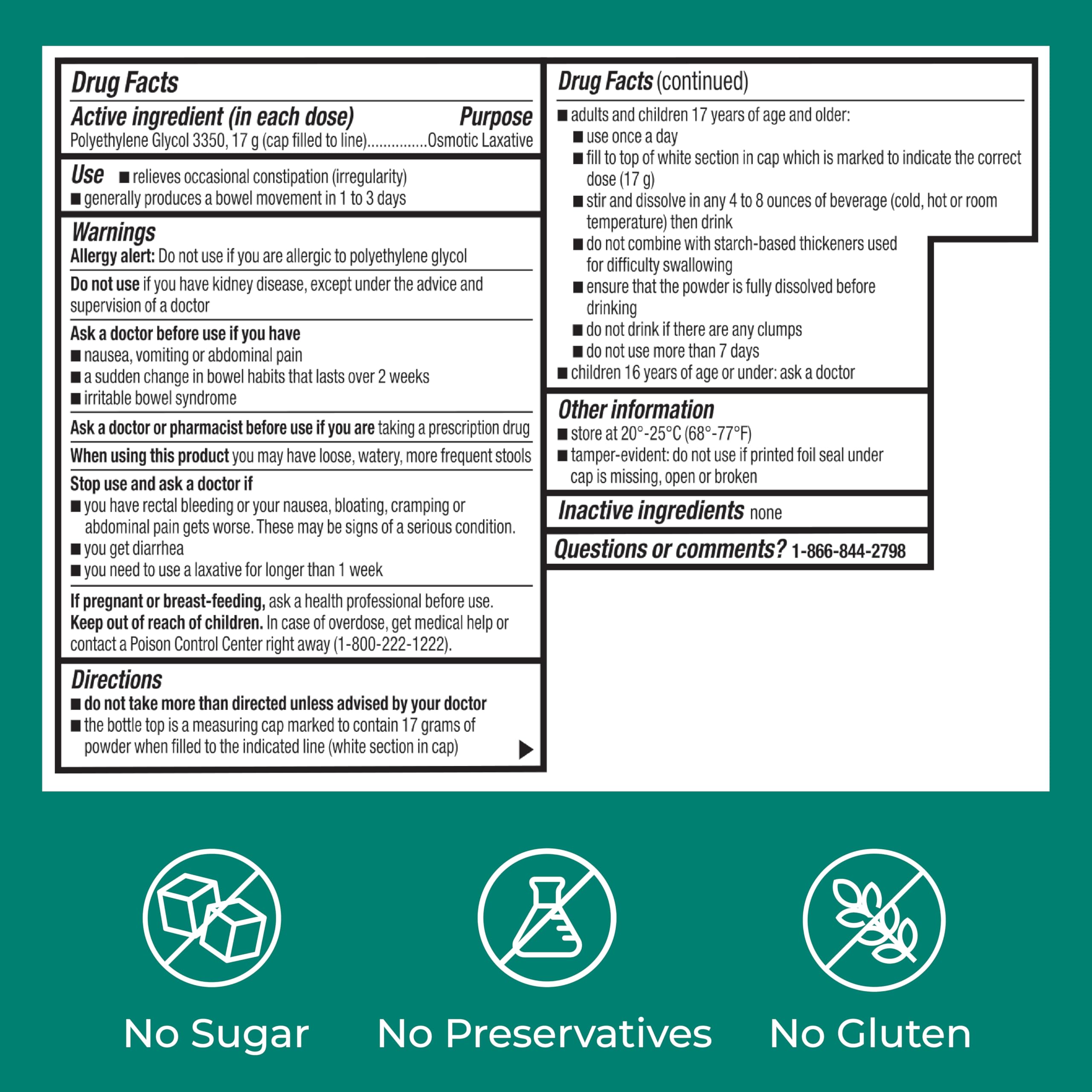 Dulcolax Laxative Powder unflavored powder