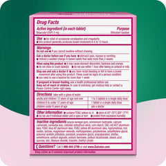 Dulcolax Overnight Relief laxative 25ct packaging