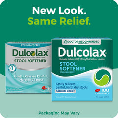Dulcolax Stool Softener Liquid Gel Capsules bottle label