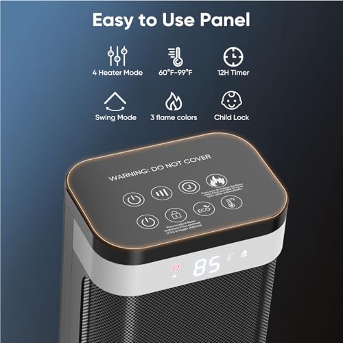 Dumos 24inch space heater 1500W heat output