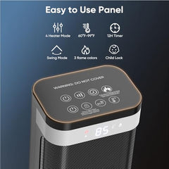 Dumos 24inch space heater 1500W heat output