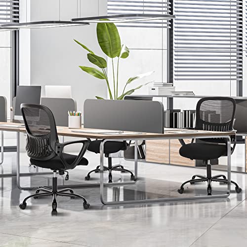 DUMOS mid back ergonomic chair black