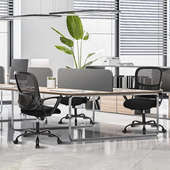 DUMOS mid back ergonomic chair black