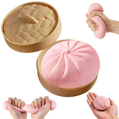 Dumpling Squishy mystery box pink package