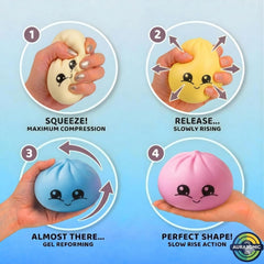 Yellow dumpling squishy product image from the set