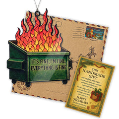 Dumpster fire Gifts ornament gift-ready packaging