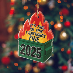 Unique 2025 Christmas Ornament suitable as a gift for women and men